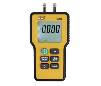 Universal Electric EM152 Digital Manometer | -20 to 20 PSI Dual Differential Gau