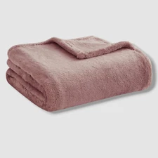 VCNY Home Pink Avery Pure Plush Throw Blanket 50in x 60in