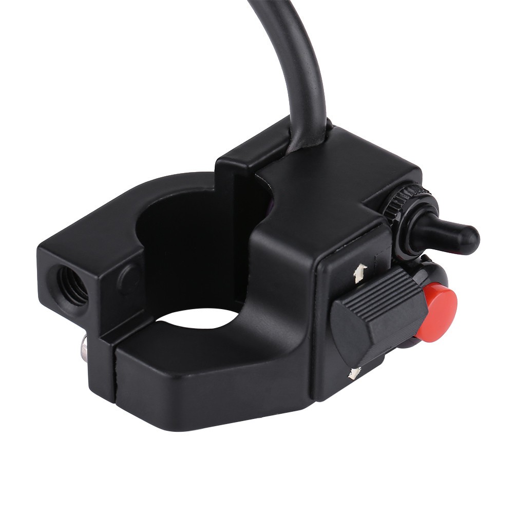 ❄ 22mm Motorcycle ATV Handlebar Headlight Mount Push Horn Turn Switch For GS