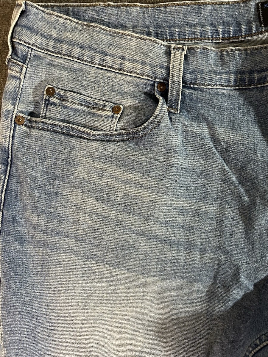 PAIGE Transcend Vintage Lennox Slim Fit Jean Mens 40x33 Light Wash Stretch Denim View 6