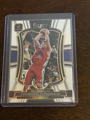 2025-26 Panini Prizm Euroleague Theodoros Papaloukas White Prizm #023/149
