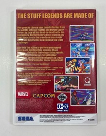 Marvel Super Heroes Versus Street Fighter for Sega Saturn [Fan-made Cover Art]
