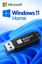 Microsoft Windows 11 Home 64-Bit USB Flash Drive + Key