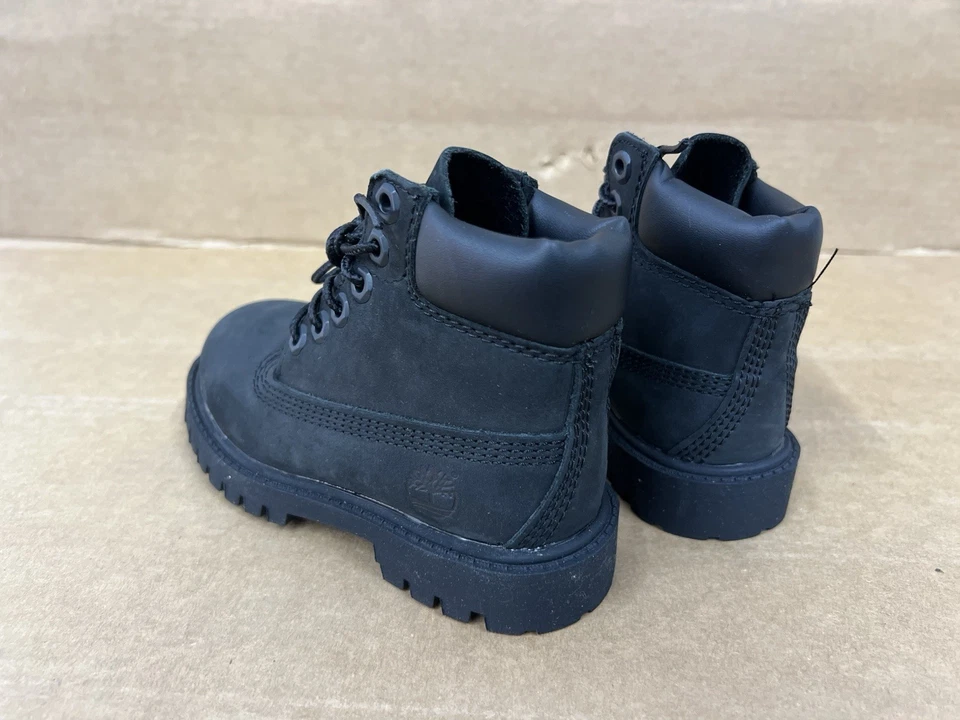Botas impermeables Timberland para niños pequeños/niños negras premium talla 5M Foto 3 de 4