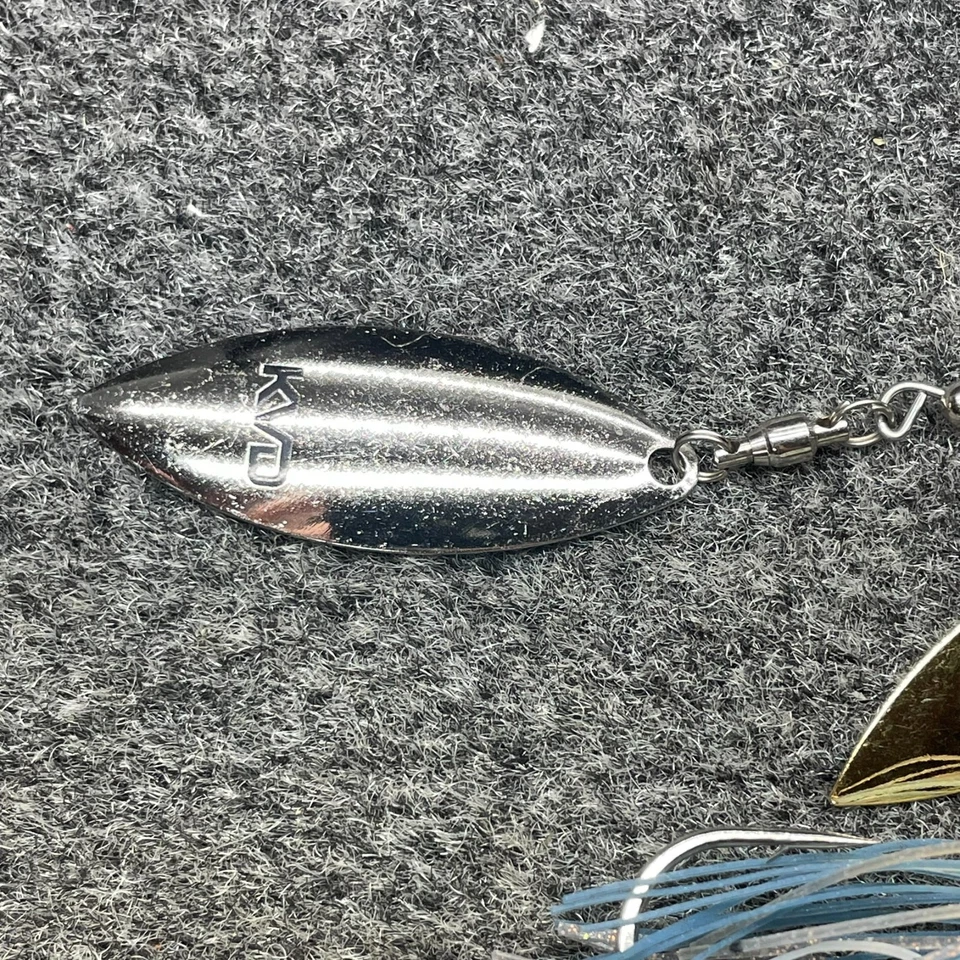 Strike King KVD Finesse Spinnerbait Doble Sauce 1/2 OZ - Sexy Shad Foto 3 de 4