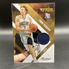 Panini Prestige 2010-11 Prestigious Pros Troy Murphy #20 Mem /99 Pacers Nets
