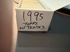 1995 Topps (660 cards) Traded (132) complete sets Jeter, Bonds, Ruth, Beltran