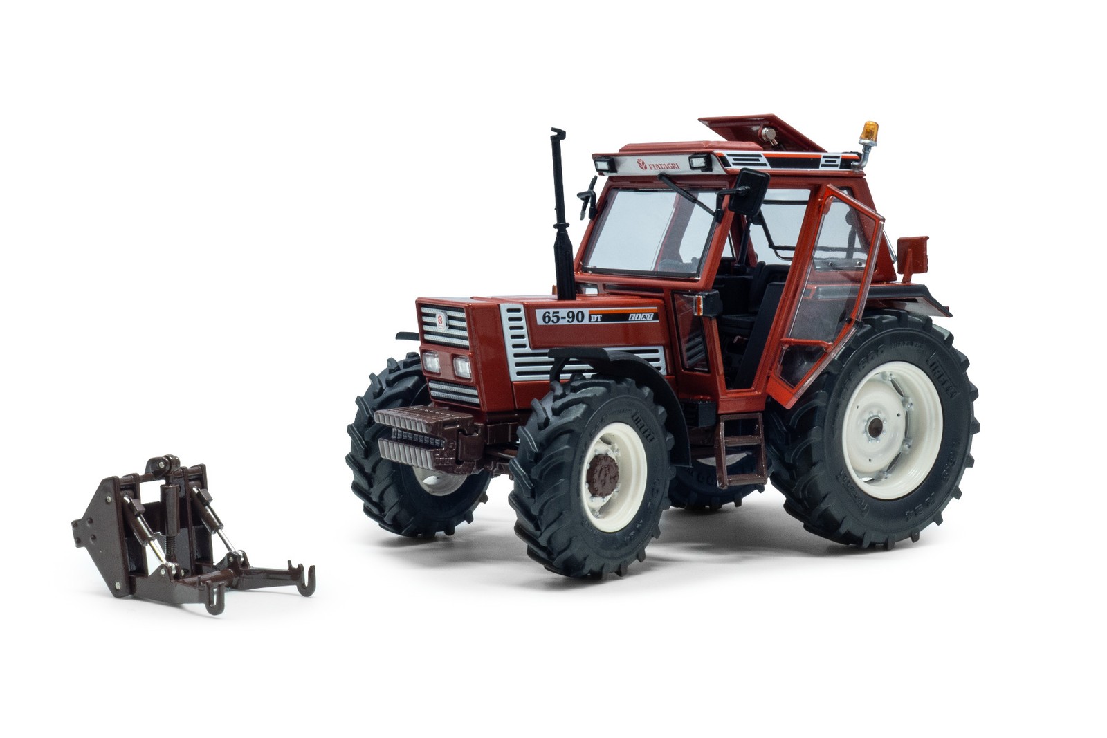 Fiat 65-90 Superconfort cab tracteur miniature ROS 4RM avec cabine détaillée au 1/32