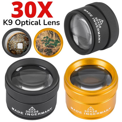30X36 Magnifying Glass Jewelry Eye Loop Pocket Optical Magnifier Jewelers Repair