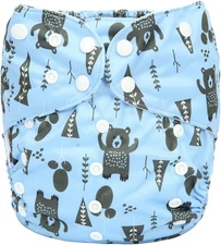 2 to 7 Years Old Junior Big Cloth Diaper Pocket Reusable Washable Baby Kids Todd