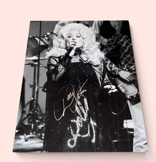 FOTO 16X20 VINTAGE FIRMADA POR DOLLY PARTON