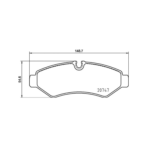✅Fits BREMBO P 50 155 HAM PADS. TYLNE REAR Brembo MERCEDES-BENZ ⭐UK Seller⭐ - Image 9