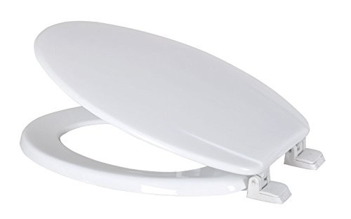 Dream Bath Heavy Duty Elongated Toilet Seat with non-slip seat quick-attach