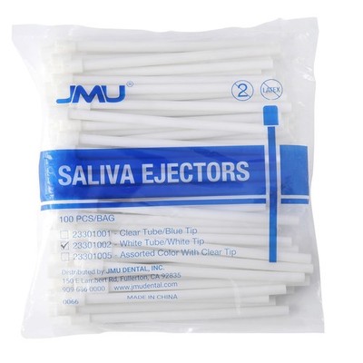 100/Bag Dental Saliva Ejector Disposable Aspirator Suction Tips Low Volume ITALY