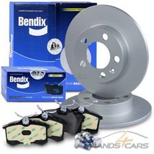 BENDIX BREMSSCHEIBEN +BELÄGE HINTEN FÜR SKODA FABIA 1 2 3 4 VW GOLF 4 POLO 5 6