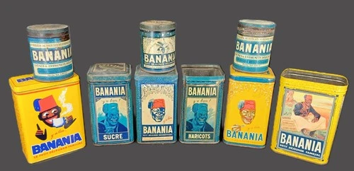 Lot 9 BANANIA Advertising Boxes - R