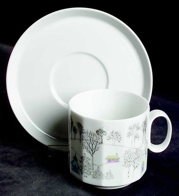 Rosenthal - Continental Winter Journey Cup & Saucer 5947641