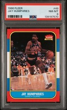 1986-87 Fleer #49 Jay Humphries PSA 8