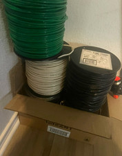 10 AWG Stranded Copper Wire 500 ft Black/White/Green