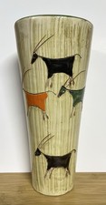 Bitossi Aldo Londi Stambecchi Goat Pottery Vintage Vase