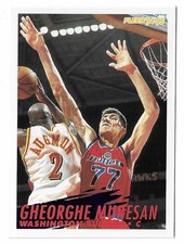 1994-95 Fleer Basketball Gheorghe Muresan Card #235 Washington Bullets