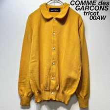 USED RARE 2000 TRICOT COMME DES GARCONS HIGH-QUALITY WOOL ROUND-NECK KNIT CARD