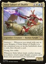 Sidar Jabari of Zhalfir - Foil Standard Commander: March of the Machine LP MTG