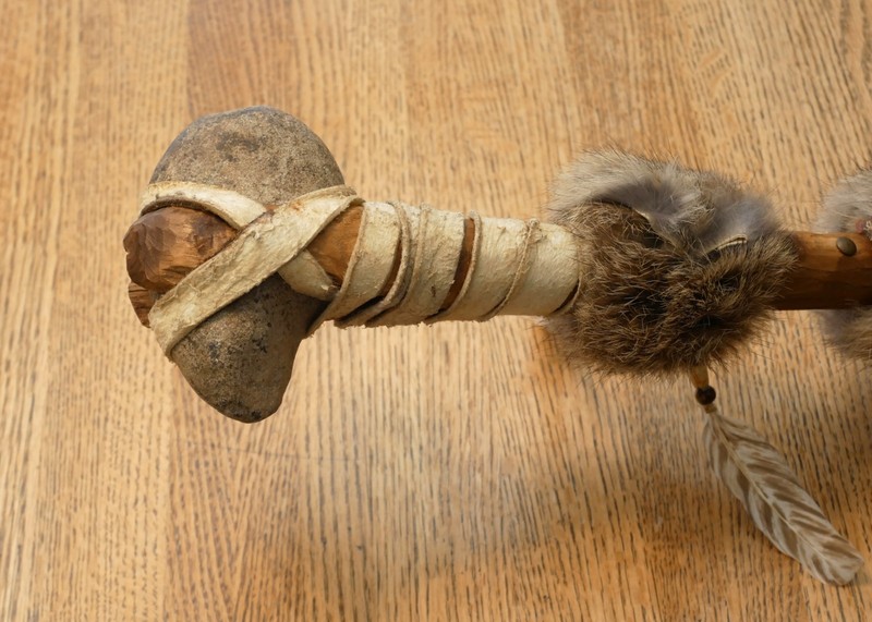 Hand Crafted Stone Axe - 22"