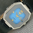 VINTAGE SEIKO 5 AUTOMATIC 4207B JAPAN BOY SKY BLUE COLOR DIAL WATCH a2849-U
