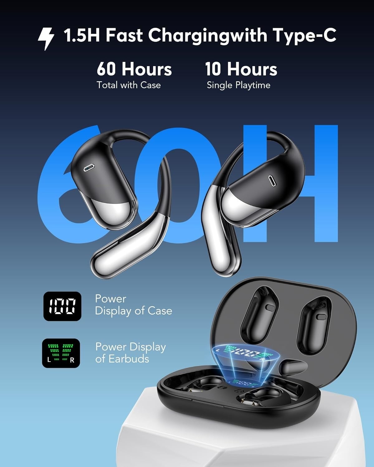 AI Translation Earbuds: Real-Time 144 Language Support & Bluetooth 5.4, Perfe...