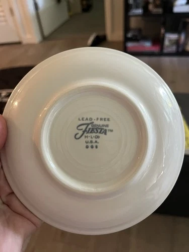 Fiesta Ware 6 Inch Saucers Pack If 6 Ivory