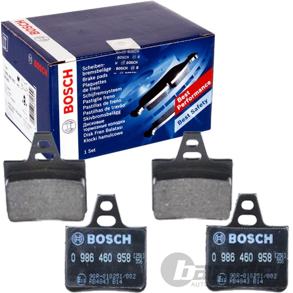 Bosch BremsbelÄGe Hinten Passend FüR CitroËN Xantia 1.6 - 3.0 I 16V Bj. Beachten-image