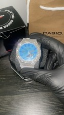 Casio G-SHOCK Analog-Digital Blue Dial White ...