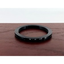  Near MINT Metal Step Down Adapter Ring 58mm Lens to 49mm Filter From Japan
