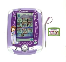 Leap Frog Leap Pad 2 Learning System Sofia the First Edition Purple w/ Game