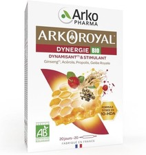 Arkopharma Arkoroyal Dynergie Bio Gelée Royale Propolis 20 Ampoules