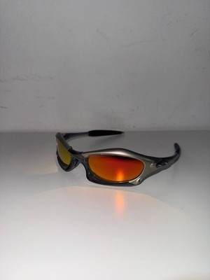 Nagelneu! Seltene Oakley Vintage Splice y2k Sonnenbrille grau/orange Gläser