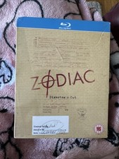 Zodiac director's cut bluray with RARE slipcover