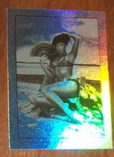 RARE 1995 21st Century Archives Bettie Page in Black Lace Silver Holo Card-31