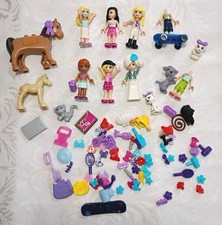LEGO FRIENDS Mixed LOT Mini Figures Animals Accessories Bundle
