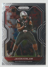 2020 Panini Prizm Football #302 Javon Kinlaw RC - San Francisco 49ers