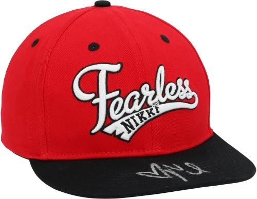 Gorra Nikki Bella WWE Autografiada Fearless Snapback Fanáticos Auténtica Certificada Foto 3 de 4