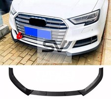 Audi A3 S3 S Line 8V Glanz Schwarz Front Splitter Spoiler Lippe 17-20 Limousine