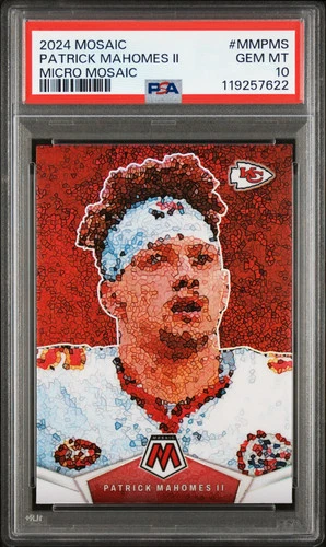 2024 Panini Mosaic Micro Mosaic Patrick Mahomes II PSA 10
