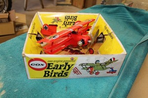 Cox, Fokker "Triplane", Vintage Controline, Gas Powered Airplane.