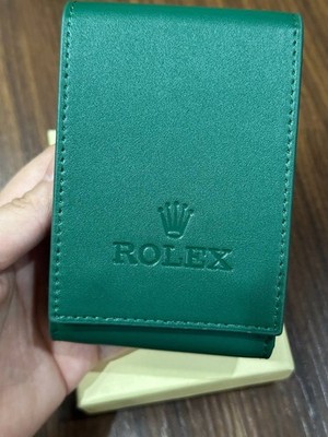Genuine Rolex Leather Watch Travel Pouch Service Center Case 2025 New in Box
