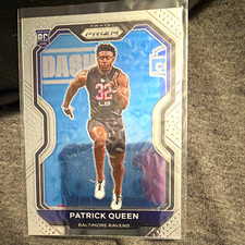 Panini Prizm Patrick Queen Baltimore Ravens RC Rookie Base Card #381 (2020). rookie card picture