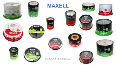 Maxell DVD+R DVD-R Printable Blank Recordable Rewritable Disc 10/25/50/100 Pack
