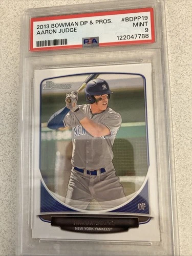 2013 Bowman DP Draft Picks & Prospects #BDPP19 Aaron Judge RC Rookie PSA 9 MINT
