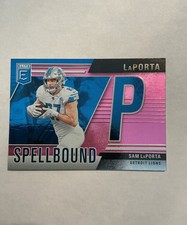 2024 Panini Donruss Elite - Spellbound Sam LaPorta #7 Pink
